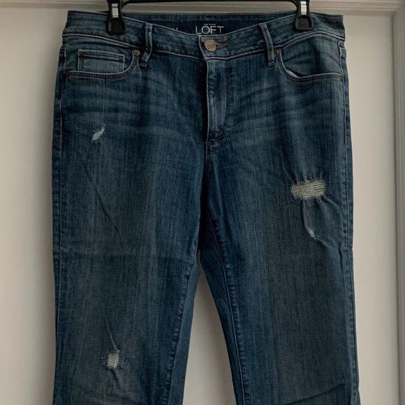 LOFT Curvy Straight Leg Jeans - Picture 1 of 1